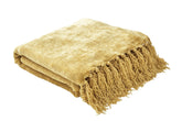 Laura Ashley Hamilton Throw Antique Gold